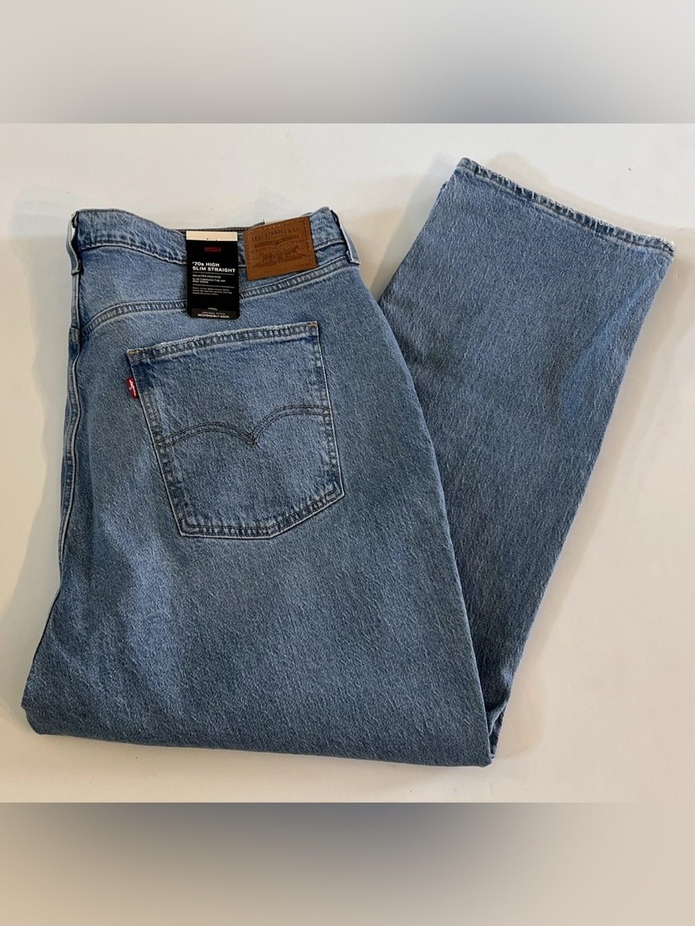 Levi's '70s High Slim Straight Ultra High Rise Jeans Size 24W Short 29" Inseam